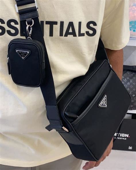 shoulder bag prada bag men|prada men's cross body bag.